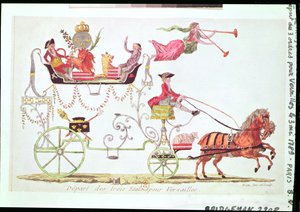 Salida de los Tres Estados hacia Versalles, 3 de mayo de 1789 de French School